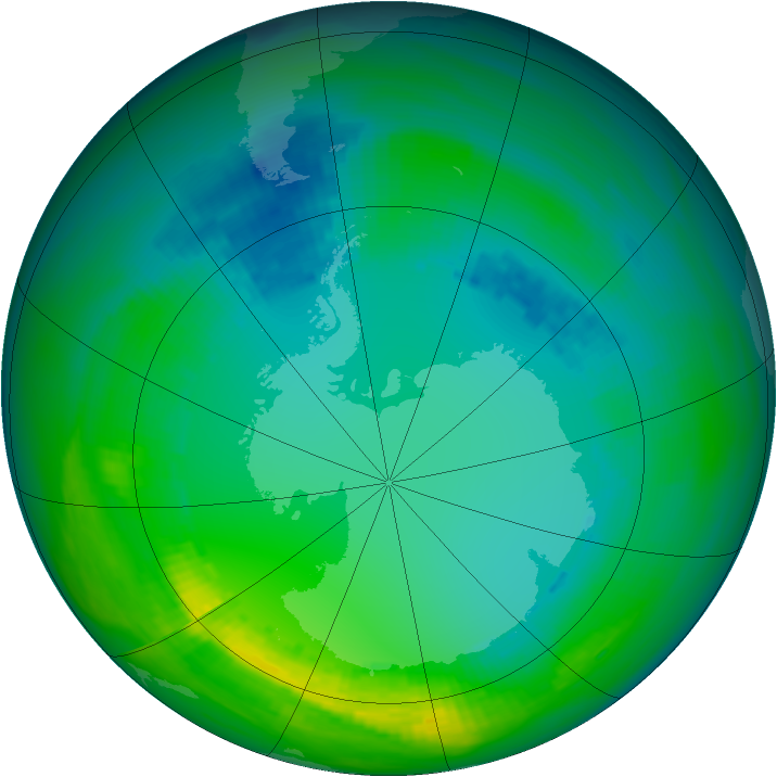 Ozone Map 1988-08-02
